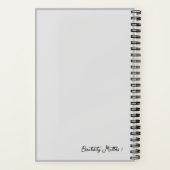 ダヴィンチの見習いスケッチブック ノートブック (裏面)