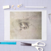 ダヴィンチガール顔デコパージュ 薄葉紙 (クラフト)