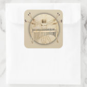 ダヴィンチマレットのステッカー スクエアシール (バッグ)