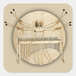 ダヴィンチマレットのステッカー スクエアシール