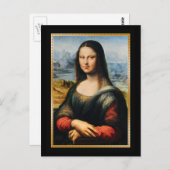 ダヴィンチモナリサグンピー顔 ポストカード (正面/裏面)