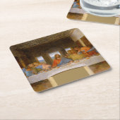 ダヴィンチラストセフファインアートクラシック スクエアペーパーコースター (アングル)