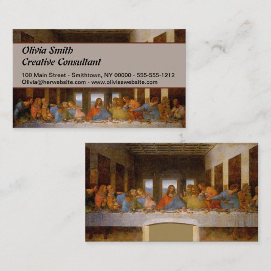 ダヴィンチラストセフファインアートクラシック 名刺 (正面/裏面)