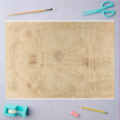 ダヴィンチヴィトゥルヴィアンマンデクページ紙 薄葉紙 (クラフト)