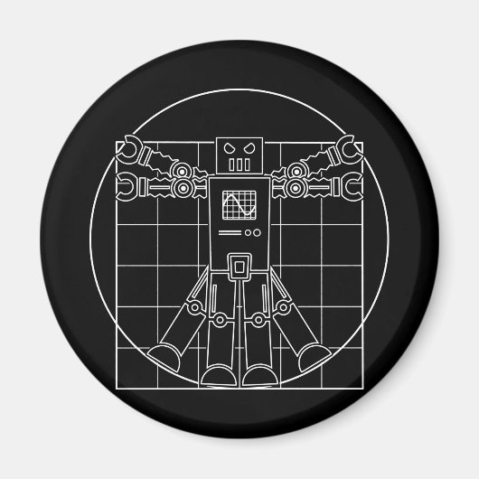 ダヴィンチヴィトゥルービアンロボット マグネット (正面)