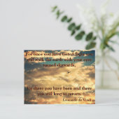 ダヴィンチ飛んでいる詩🚁✨予算スペシャル ポストカード (スタンド正面)