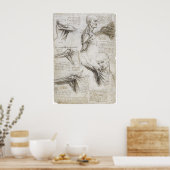 ダヴィンチ,レオナルド – 解剖学勉強 ポスター (キッチン)