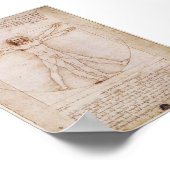 ダヴィンチ：ヴィトルヴィアン・マン ポスター (角)