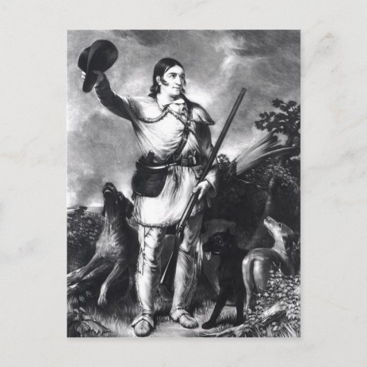 ダヴィー・クロケット大佐 ポストカード (正面)