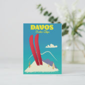 ダヴォススイスアルプス ポストカード (スタンド正面)