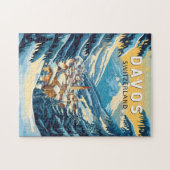 ダヴォススイストラベルアートヴィンテージ ジグソーパズル (横)