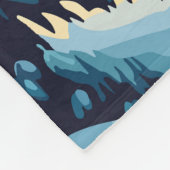 ダヴォススイストラベルアートヴィンテージ フリースブランケット (角)