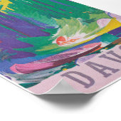 ダヴォススイスレトロヴィンテージ旅行ポスター ポスター (角)