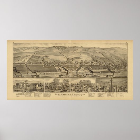 ダヴォスバーグ炭鉱 ポスター (正面)