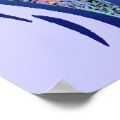 ダヴオブピース空白のプリント ポスター (角)