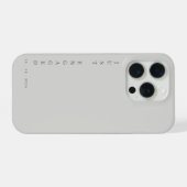 ダヴグレーのかんたんモダンな「Just Engaged」デザイン iPhoneケース (裏面横)