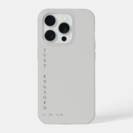 ダヴグレーのかんたんモダンな「Just Engaged」デザイン iPhone 15 Proケース