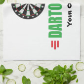 ダーおもしろいツのゲーム好き キッチンタオル (折り畳み)