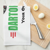 ダーおもしろいツのゲーム好き キッチンタオル (四つ折り)