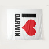 ダーウィンが大好き タペストリー (正面(横))