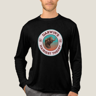 ダーウィンのもっとも毛深い理論 かわいいマンモス トライブレンドTシャツ