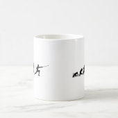 ダーウィンのフェンシング コーヒーマグカップ (中央)