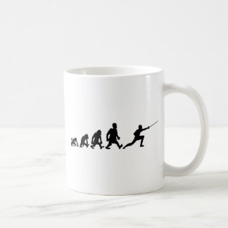 ダーウィンのフェンシング コーヒーマグカップ