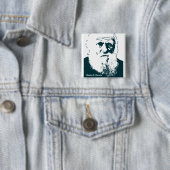 ダーウィンの写真。 ボタン 缶バッジ (インサイチュ)