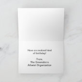 ダーウィンの誕生日カード カード (内部)