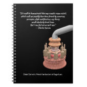 ダーウィンの譲歩と細菌鞭毛 ノートブック (正面)