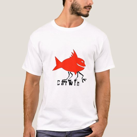 ダーウィンの魚 Tシャツ (正面)