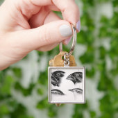 ダーウィンの鳥の観察 キーホルダー (手)