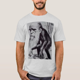 ダーウィンはサルです Tシャツ