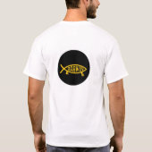 ダーウィンは右でした Tシャツ (裏面)