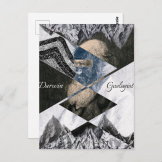ダーウィンは地質学者のはがき ポストカード
