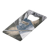 ダーウィンは地質学者ステンレス鋼ボトルオープン クレジットカード栓抜き (正面アングル)