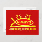 ダーウィンは死んだ ポストカード (正面/裏面)