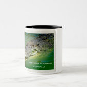 ダーウィンノーザンテリトリー – Crocodile Mug ツートーンマグカップ (中央)