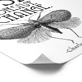 ダーウィン引用文進化 ポスター (角)