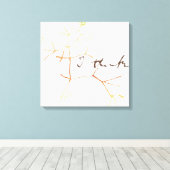 ダーウィン考えの木 キャンバスプリント (インサイチュ (ウッドフロア))