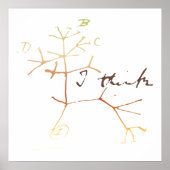 ダーウィン考えの木 ポスター (正面)