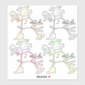 ダーウィン考えI – 生命の木 シール (シート)