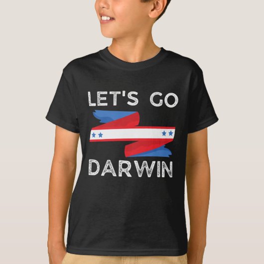 ダーウィン行こう Tシャツ (正面)