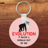 ダーウィン進化 キーホルダー (正面)