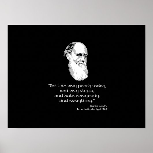 ダーウィン:今日の私の成績は非常に悪い ポスター (正面)