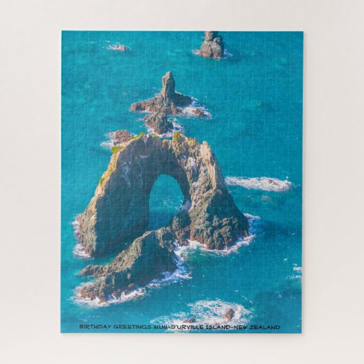 ダーウェル島 ニュージーランド お母さんお誕生日おめでとう ジグソーパズル (縦)