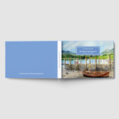 ダーウェントウォーター湖地区の葬儀木製ボート ゲストブック (全面)