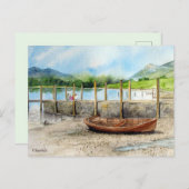 ダーウェントウォーター湖地区クンブリアへの一日 ポストカード (正面/裏面)