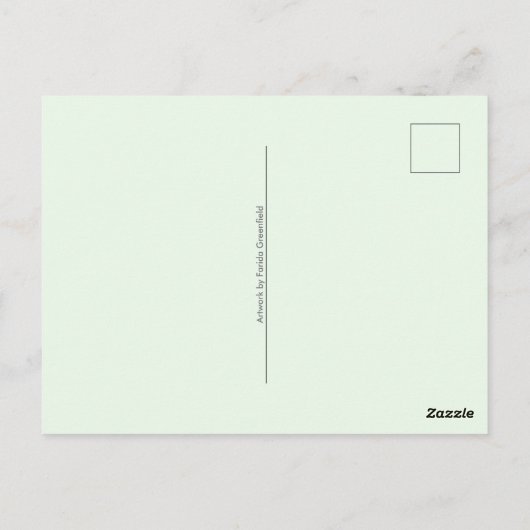 ダーウェントウォーター湖地区クンブリアへの一日 ポストカード (裏面)