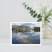 ダーウェントーターでのボートの反射 ポストカード (スタンド正面)